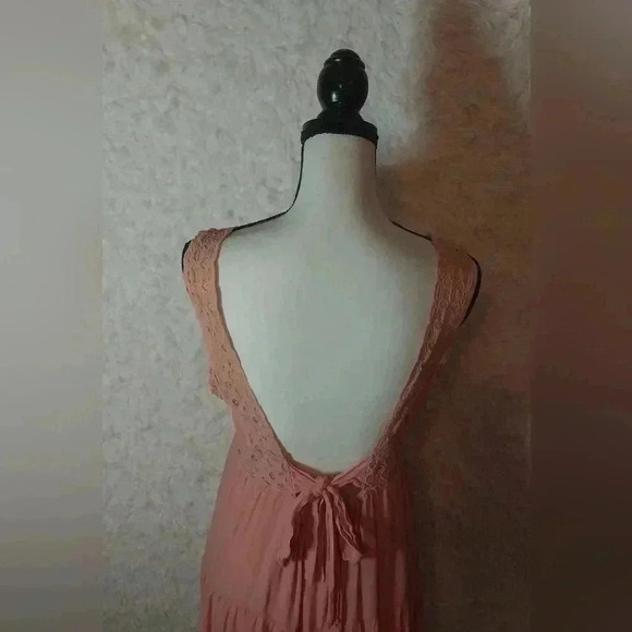 Entro Sz Large Faiirycore Eyelet Lace Top Ruffle Bottom Dress - Picture 6 of 8